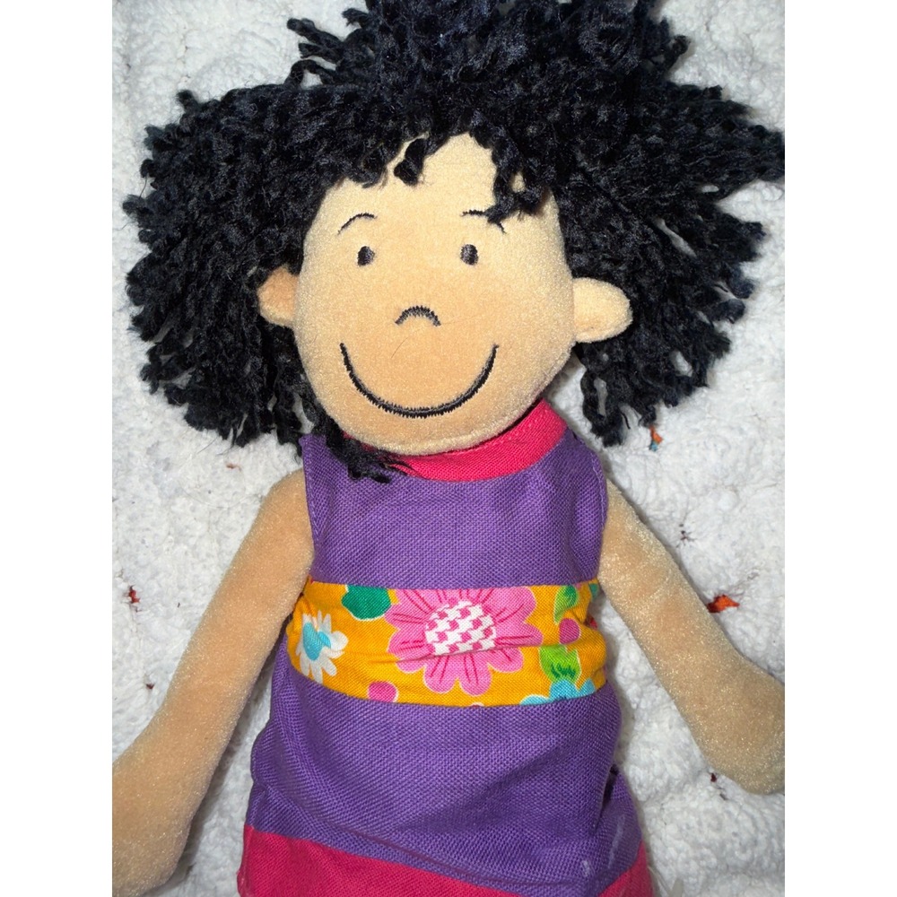 Manhattan Toy Groovy Girls Plush Doll 1999 Vintage Floral Dress Stripe Y2K